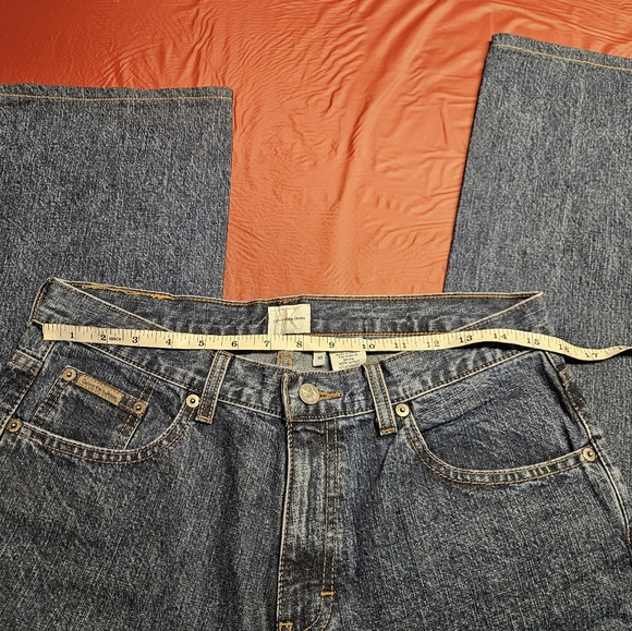 Calvin Klein Boot Cut Iconic Jeans Color Doublestone sz10 Hi Waist E.U.C. - Picture 6 of 11